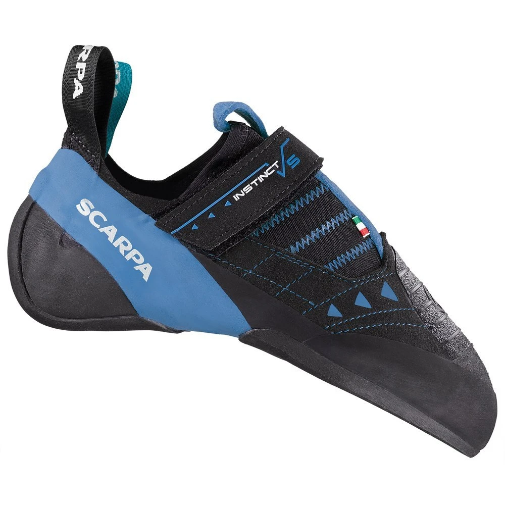 Scarpa Instinct VSR Climbing Shoe - Black/azure 1 Scarpa Instinct VSR Climbing Shoe - Black/azure
