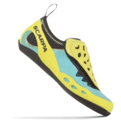 Scarpa Piki J Kids Climbing Shoe - Maledive/yellow