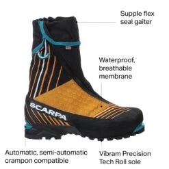 Scarpa Phantom Tech Mountaineering Boot - Men's -Scarpa Outdoor Deals Store BLAOR D3