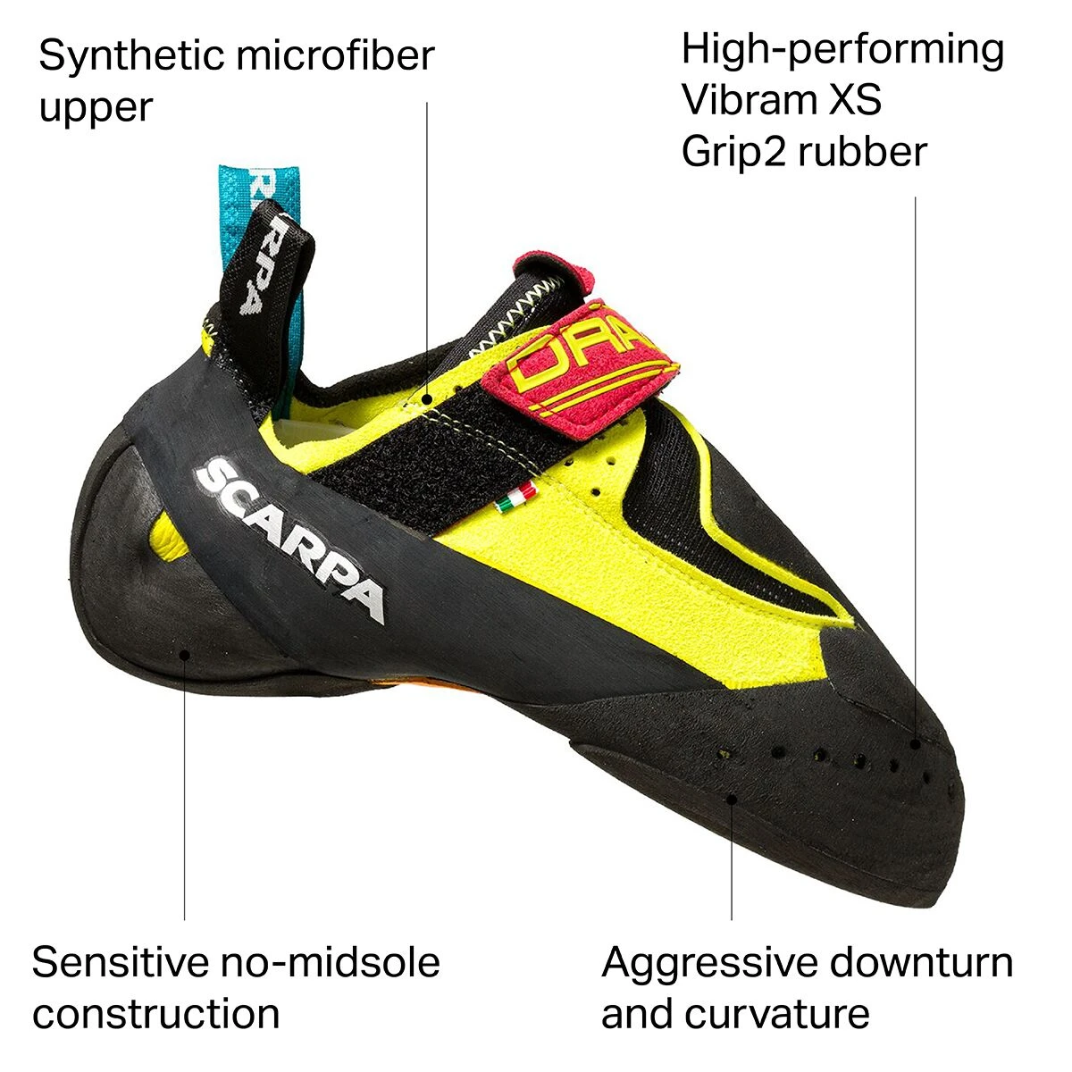 Scarpa Drago Climbing Shoe 2 Scarpa Drago Climbing Shoe - Image 2