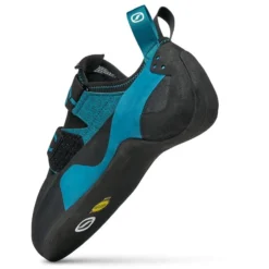 Scarpa Boostic Climbing Shoes - Black/azure -Scarpa Outdoor Deals Store scarpa 70071 boostic black azure 05 984850