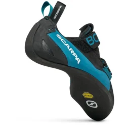 Scarpa Boostic Climbing Shoes - Black/azure -Scarpa Outdoor Deals Store scarpa 70071 boostic black azure 06 984851
