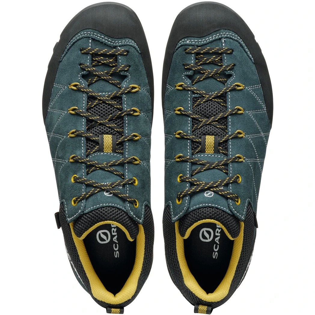 Scarpa Crux GTX Approach Shoes - Petrol/mustard 6 Scarpa Crux GTX Approach Shoes - Petrol/mustard - Image 6