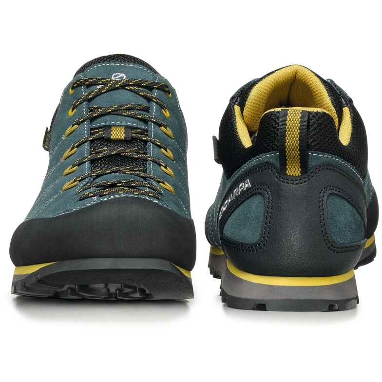 Scarpa Crux GTX Approach Shoes - Petrol/mustard 4 Scarpa Crux GTX Approach Shoes - Petrol/mustard - Image 4