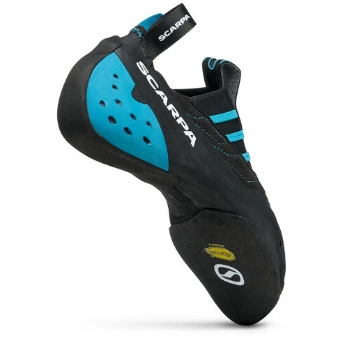 Scarpa Instinct S Climbing Shoe - Black/azure 5 Scarpa Instinct S Climbing Shoe - Black/azure - Image 5