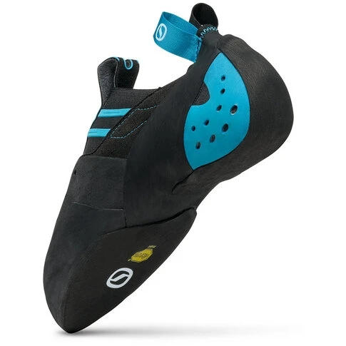 Scarpa Instinct S Climbing Shoe - Black/azure 4 Scarpa Instinct S Climbing Shoe - Black/azure - Image 4