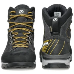 Scarpa Mescalito TRK GTX Trekking Shoes - Dark Anthracite/mustard -Scarpa Outdoor Deals Store scarpa mescalito trk gtx trekkingschuhe dark anthracite mustard 3 1432510