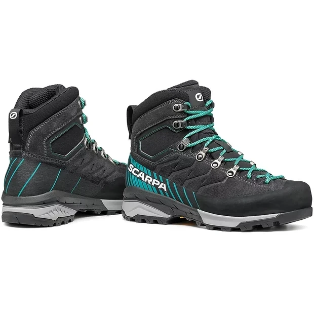 Scarpa Mescalito TRK GTX Women's Shoes - Dark Anthracite/tropical Green 5 Scarpa Mescalito TRK GTX Women's Shoes - Dark Anthracite/tropical Green - Image 5