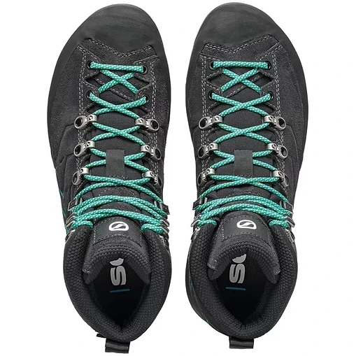 Scarpa Mescalito TRK GTX Women's Shoes - Dark Anthracite/tropical Green 4 Scarpa Mescalito TRK GTX Women's Shoes - Dark Anthracite/tropical Green - Image 4