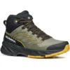 Scarpa Rush Mid 2 GTX Fast Hiking Shoes - Moss/sulphur
