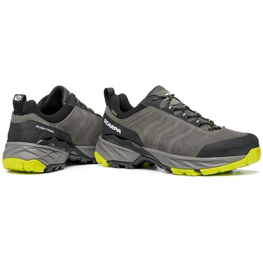 Scarpa Rush Trail GTX Hiking Shoes - Titanium /lime 2 Scarpa Rush Trail GTX Hiking Shoes - Titanium /lime - Image 2