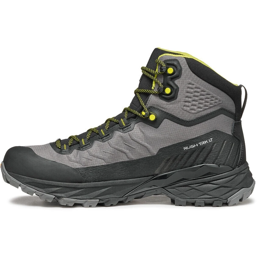 Scarpa Rush TRK LT GTX Hiking Shoes - Gray/lime 6 Scarpa Rush TRK LT GTX Hiking Shoes - Gray/lime - Image 6