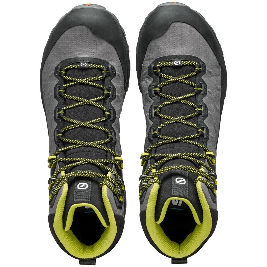 Scarpa Rush TRK LT GTX Hiking Shoes - Gray/lime 3 Scarpa Rush TRK LT GTX Hiking Shoes - Gray/lime - Image 3